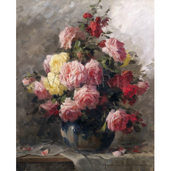 РЕПРОДУКЦИИ НА КАРТИНИ Рози във ваза (1955)